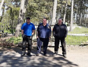 grounds maintenance team